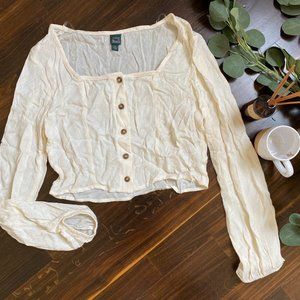 wild fable crop top blouse